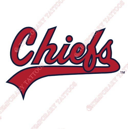 Peoria Chiefs Customize Temporary Tattoos Stickers NO.8119